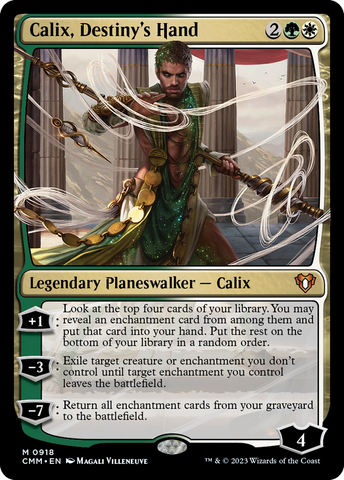 Calix, Destiny's Hand (CMM-918)  - Commander Masters