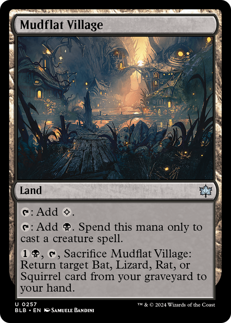 Mudflat Village (BLB-257)  - Bloomburrow
