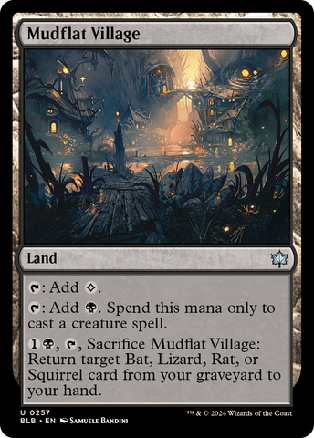 Mudflat Village (BLB-257)  - Bloomburrow