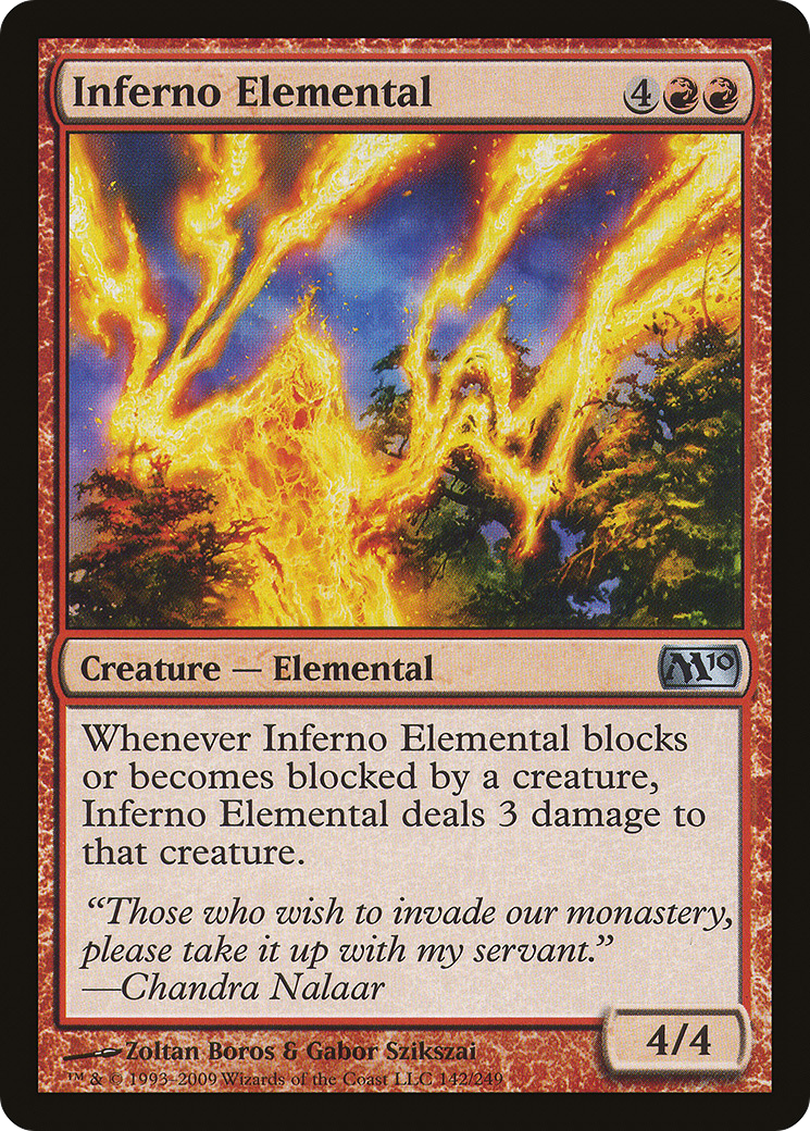 Inferno Elemental (M10-142)  Foil - Magic 2010