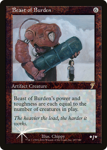 Beast of Burden (7ED-287★) - Seventh Edition Foil