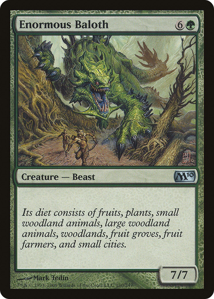 Enormous Baloth (M10-180)  Foil - Magic 2010