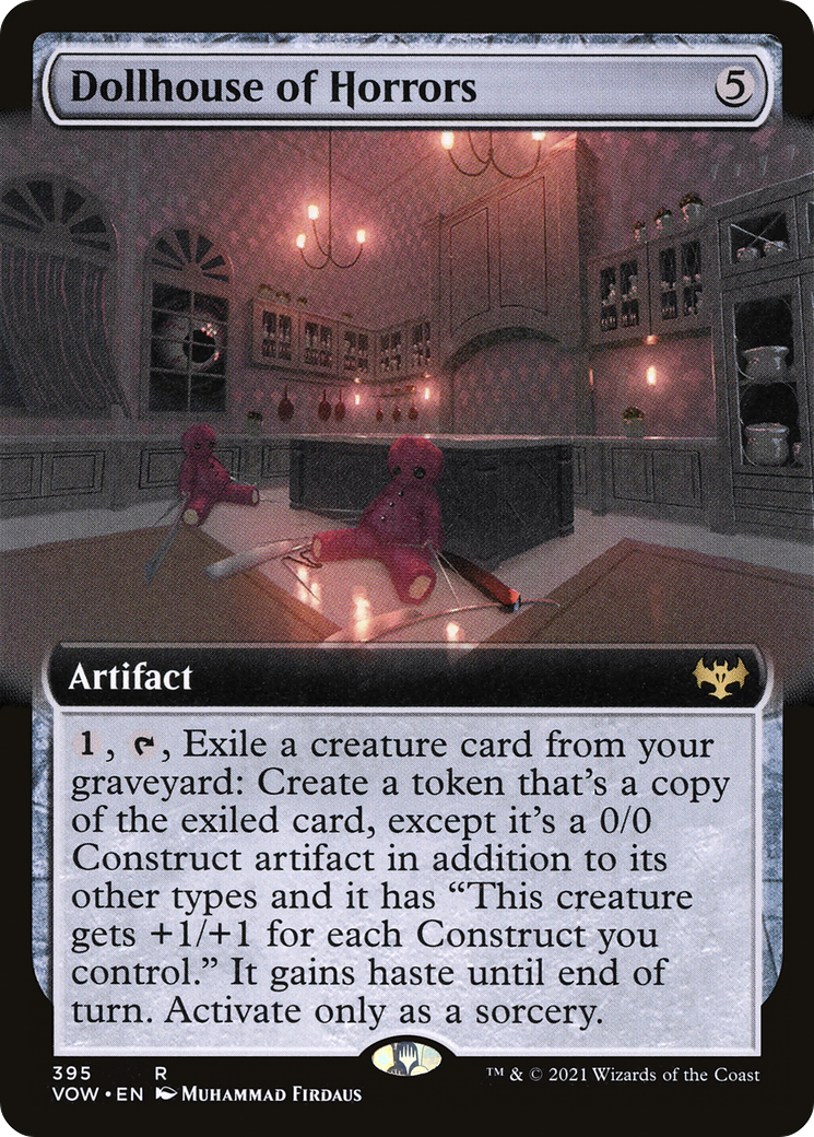 Dollhouse of Horrors (Extended Art) (VOW-395)  Foil - Innistrad: Crimson Vow: (Extended Art)