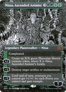 Nissa, Ascended Animist (Borderless) (ONE-339)  - Phyrexia: All Will Be One: (Showcase)