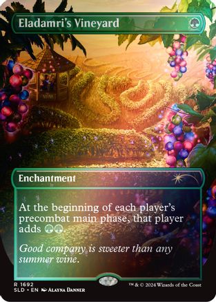 Eladamri's Vineyard (Rainbow Foil) (SLD-1692) - Secret Lair Drop Series Foil