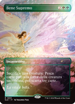 Greater Good (Italian) - "Bene Supremo" (Rainbow Foil) (SLD-1693)  Foil - Secret Lair Drop Series