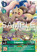 Lopmon (Bonus Pack) (EX4-034) - Starter Deck 17: Double Typhoon Advanced Deck Set Foil