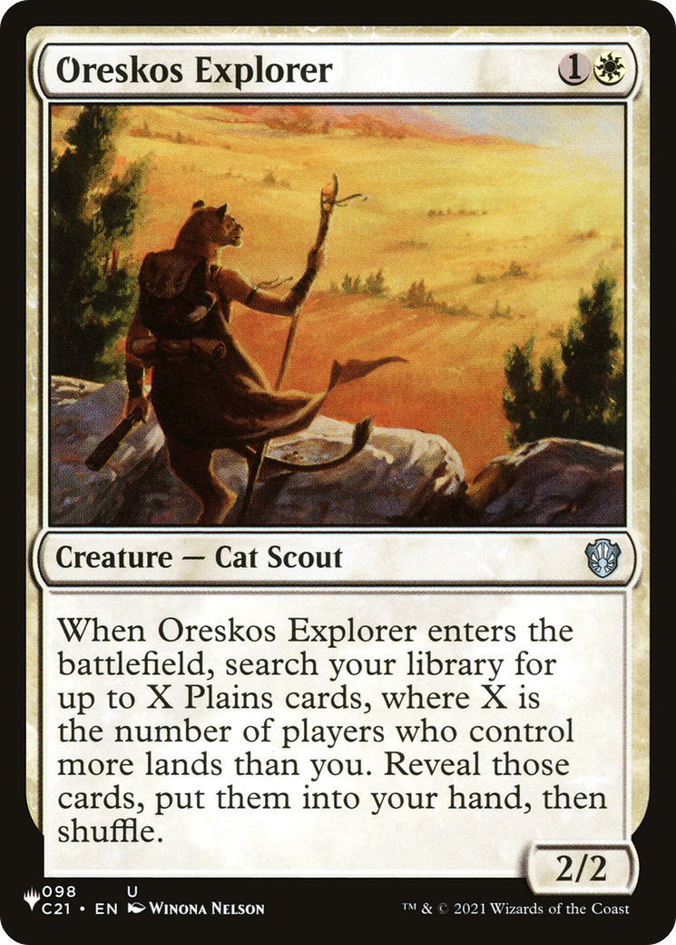 Oreskos Explorer (LIST-C21-98)  - The List