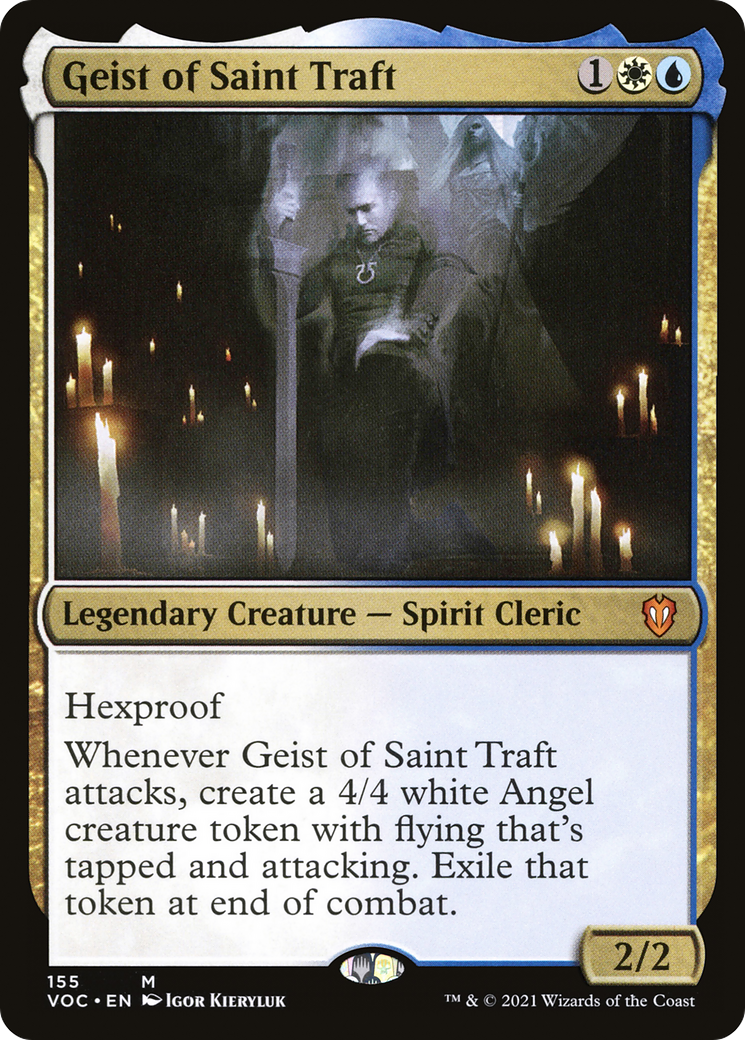 Geist of Saint Traft (VOC-155)  - Crimson Vow Commander