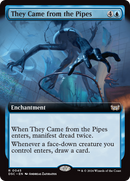 They Came from the Pipes (Extended Art) (DSC-045)  - Duskmourn: House of Horror Commander: (Extended Art)