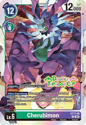 Cherubimon (ST17-09) - Starter Deck 17: Double Typhoon Advanced Deck Set Pre-Release Cards Foil