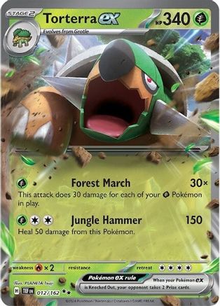 Torterra ex 012/162 - Holofoil SV05 Temporal Forces