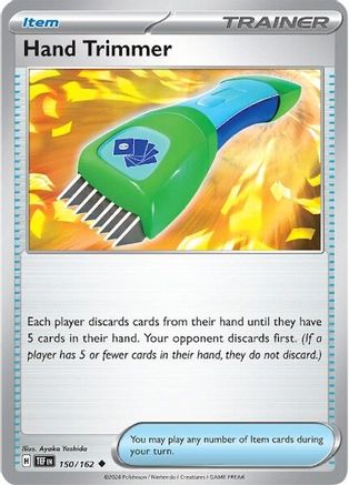 Hand Trimmer 150/162 - Reverse Holofoil SV05 Temporal Forces
