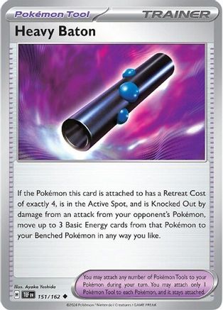 Heavy Baton 151 - Reverse Holofoil SV05 Temporal Forces