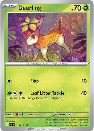 Deerling 016/162 - Reverse Holofoil SV05 Temporal Forces
