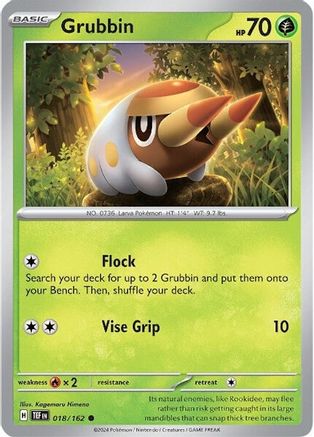 Grubbin 018/162  SV05 Temporal Forces