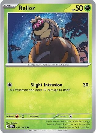 Rellor 023/162 - Reverse Holofoil SV05 Temporal Forces