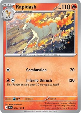 Rapidash 027  SV05 Temporal Forces