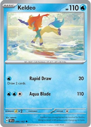 Keldeo 044/162 - Reverse Holofoil SV05 Temporal Forces