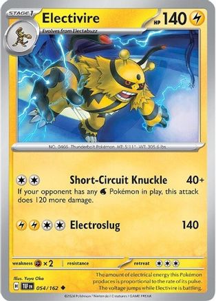 Electivire 054  SV05 Temporal Forces