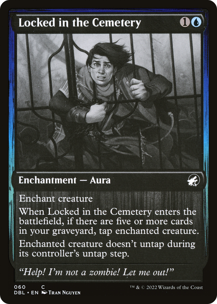 Locked in the Cemetery (DBL-060)  Foil - Innistrad: Double Feature