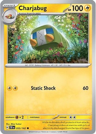 Charjabug 055/162 - Reverse Holofoil SV05 Temporal Forces