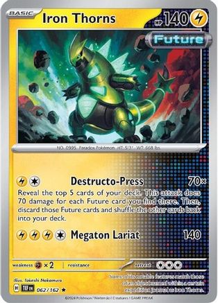 Iron Thorns 062/162 - Holofoil SV05 Temporal Forces