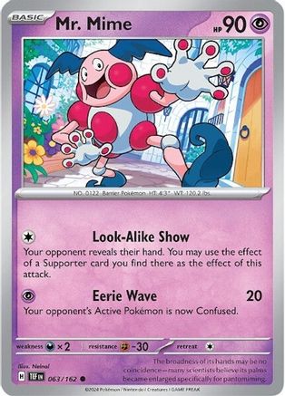 Mr. Mime 063/162  SV05 Temporal Forces