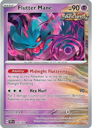 Flutter Mane 078 - Reverse Holofoil SV05 Temporal Forces