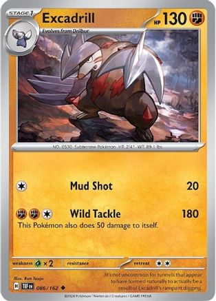 Excadrill 086/162  SV05 Temporal Forces