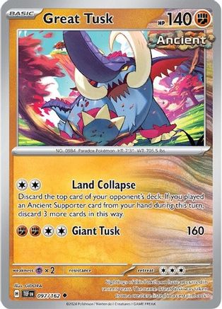 Great Tusk 097/162  SV05 Temporal Forces