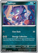 Sableye 107 - Reverse Holofoil SV05 Temporal Forces