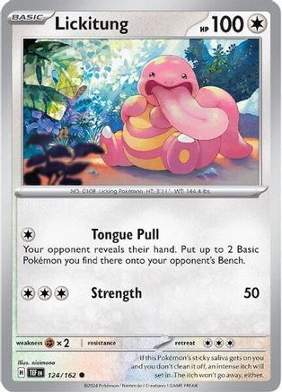 Lickitung 124/162  SV05 Temporal Forces