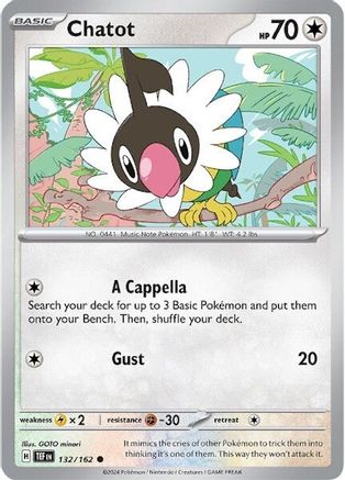 Chatot 132/162  SV05 Temporal Forces