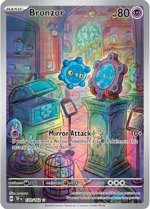 Bronzor 170/162  - Holofoil SV05 Temporal Forces - Illustration Rare