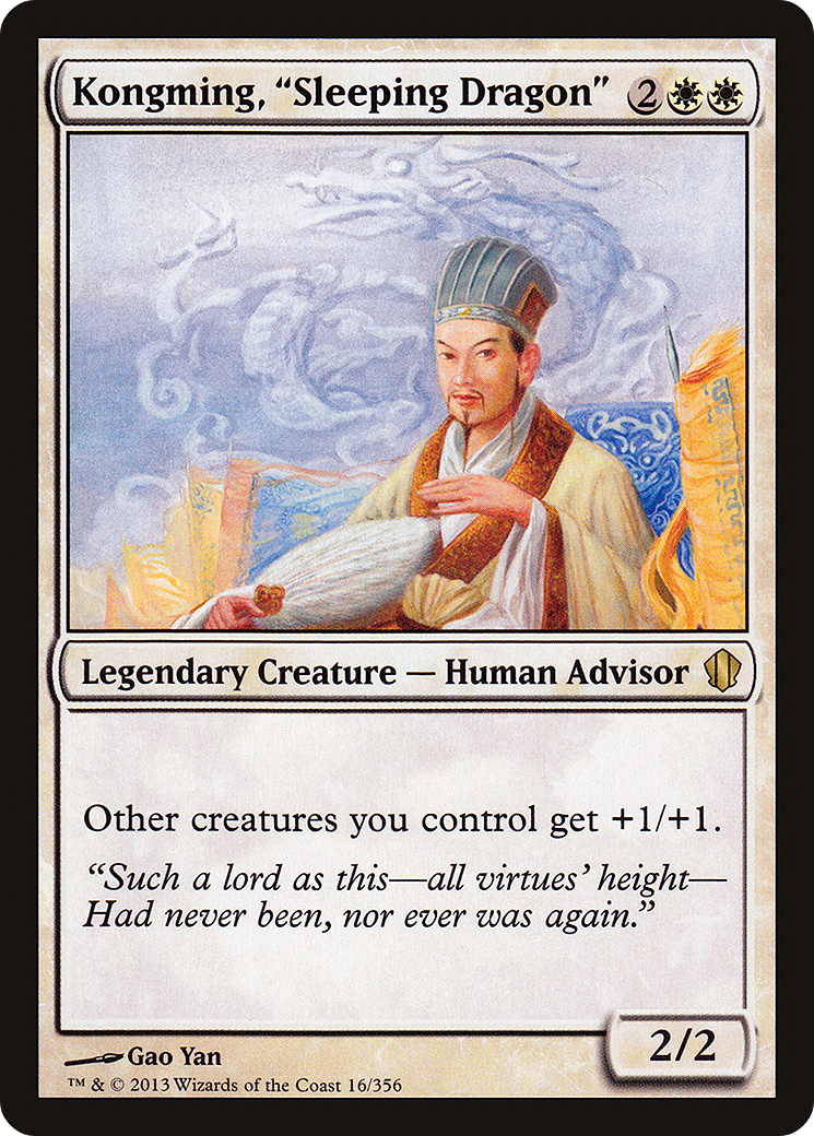 Kongming, "Sleeping Dragon" (C13-016)  - Commander 2013