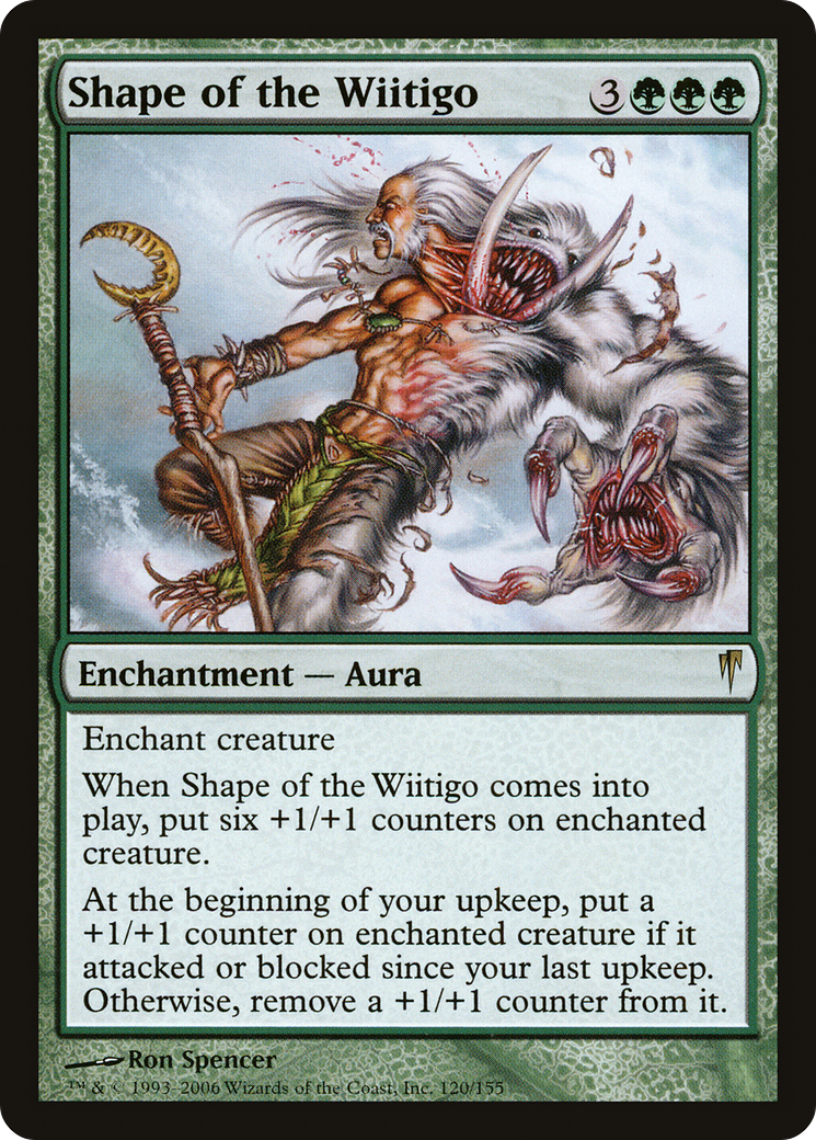 Shape of the Wiitigo (CSP-120)  Foil - Coldsnap