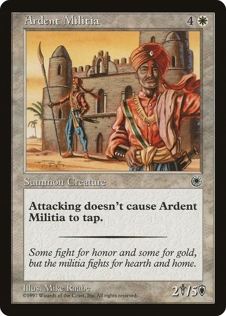 Ardent Militia (POR-)  - Portal