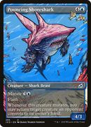 Pouncing Shoreshark (Showcase) (IKO-285) - Ikoria: Lair of Behemoths: (Showcase) Foil