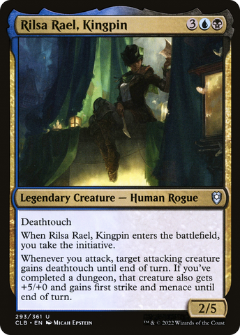 Rilsa Rael, Kingpin (CLB-293)  Foil - Commander Legends: Battle for Baldur's Gate
