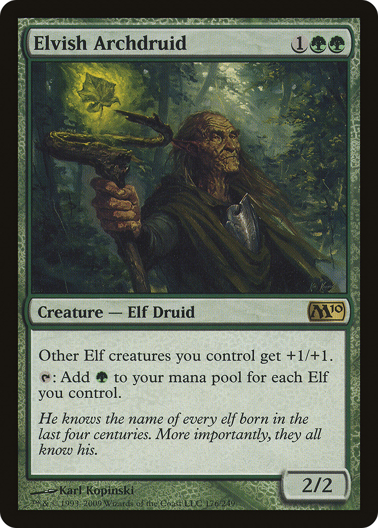 Elvish Archdruid (M10-176)  - Magic 2010
