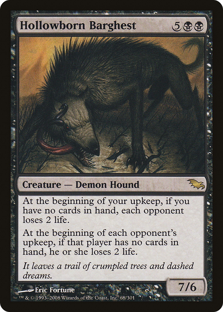 Hollowborn Barghest (SHM-068) - Shadowmoor Foil