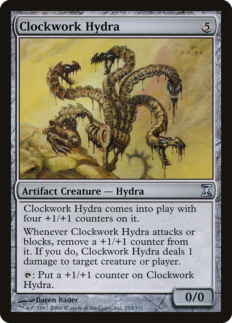Clockwork Hydra (TSP-253)  Foil - Time Spiral