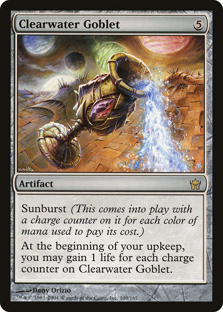 Clearwater Goblet (5DN-109)  Foil - Fifth Dawn