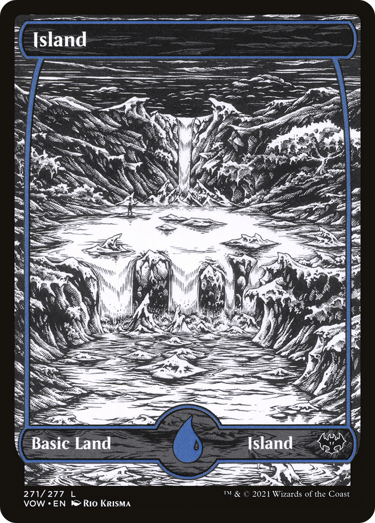 Island (271) (VOW-271)  Foil - Innistrad: Crimson Vow: (Showcase)