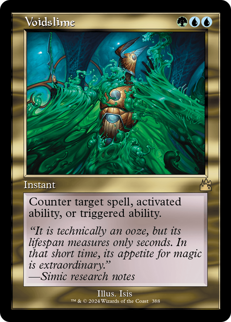 Voidslime (Retro Frame) (RVR-388)  Foil - Ravnica Remastered