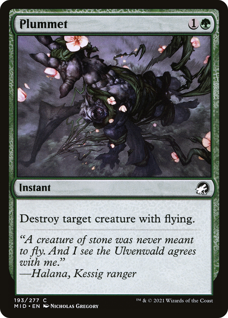 Plummet (MID-193)  - Innistrad: Midnight Hunt