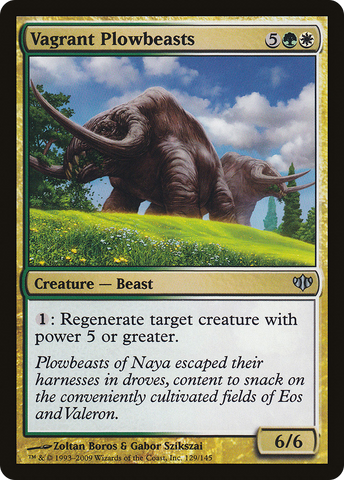 Vagrant Plowbeasts (CON-129)  Foil - Conflux