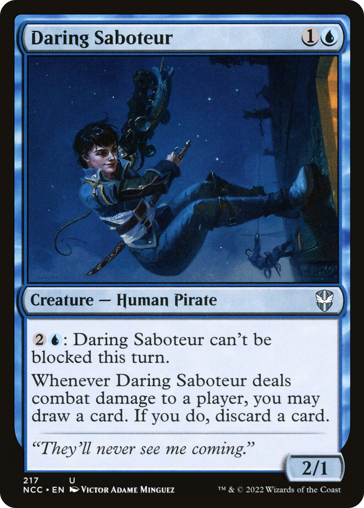 Daring Saboteur (NCC-217)  - New Capenna Commander
