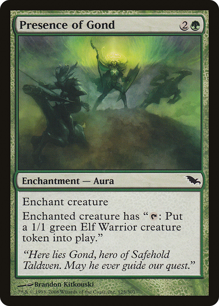 Presence of Gond (SHM-125) - Shadowmoor Foil